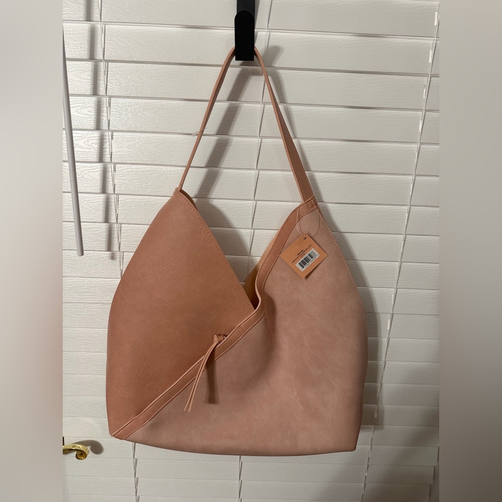 Ulta Beauty Dual-Tone Peach Shoulder Bag